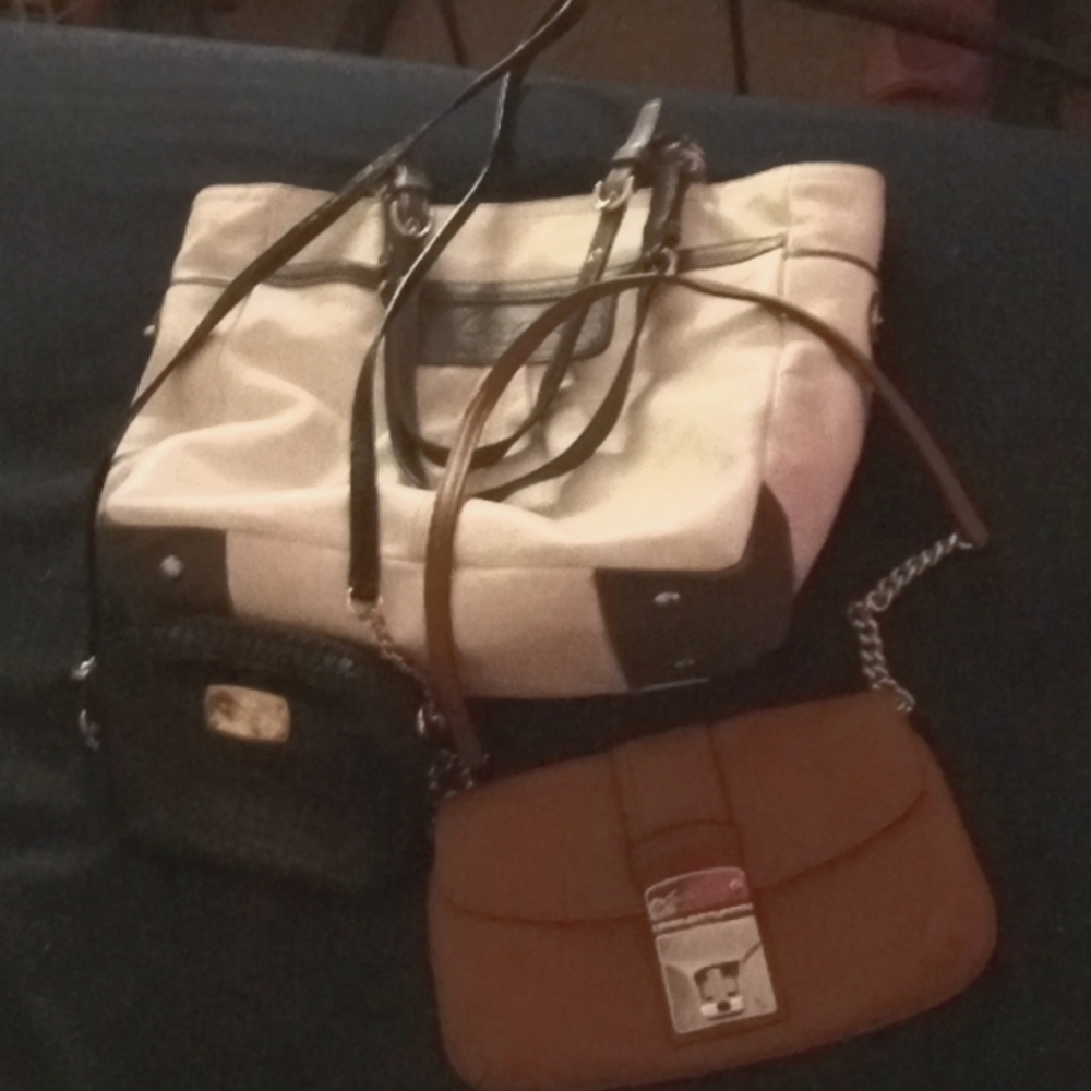 1 coach purse and 2 Michael kors...